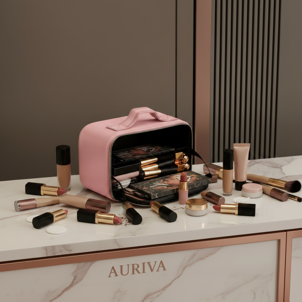 Messy Makeup Bag - Before